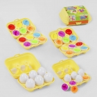 Ігровий набір-сортер "Яєчний лоток" овочі та фрукти (54435), 4FUN Game Club